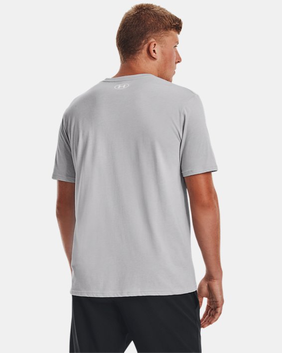 Men's UA Fast Left Chest T-Shirt in Gray image number 1